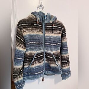 Lined Wool Knit Jacket